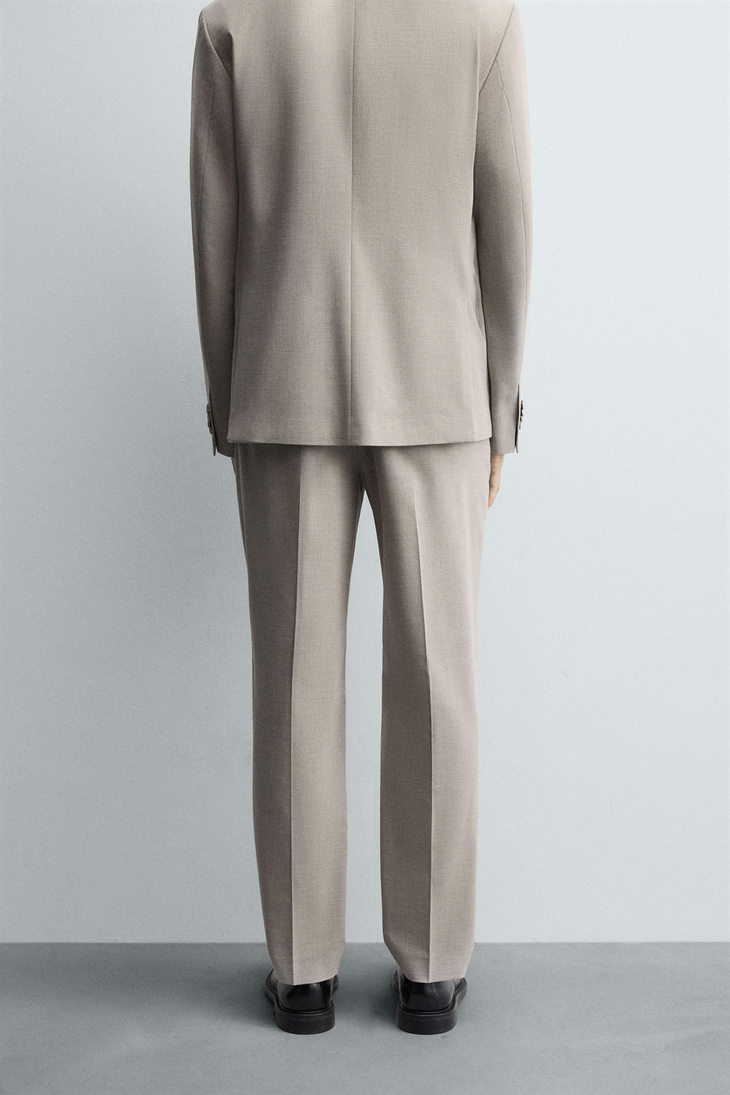 TEXTURED SUIT TROUSERS - Zara фото 3