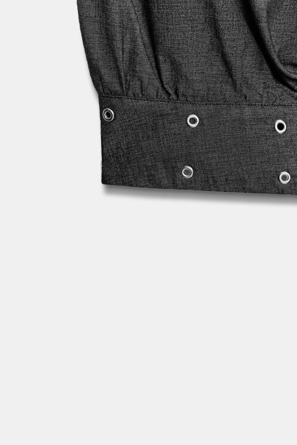 CUERPO HEBILLA TACHAS CON LINO / ?ndigo - Zara фото 8