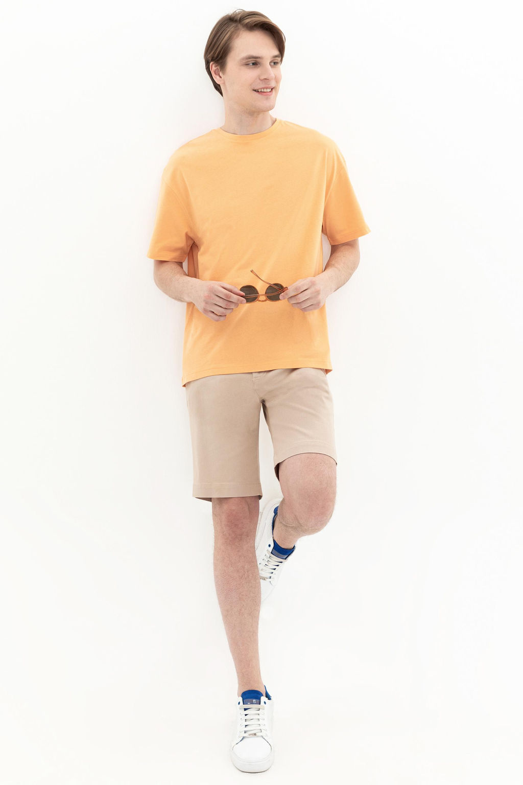 U. S. Polo Assn Мужские бежевые тканые шорты - U.s. polo assn фото 3