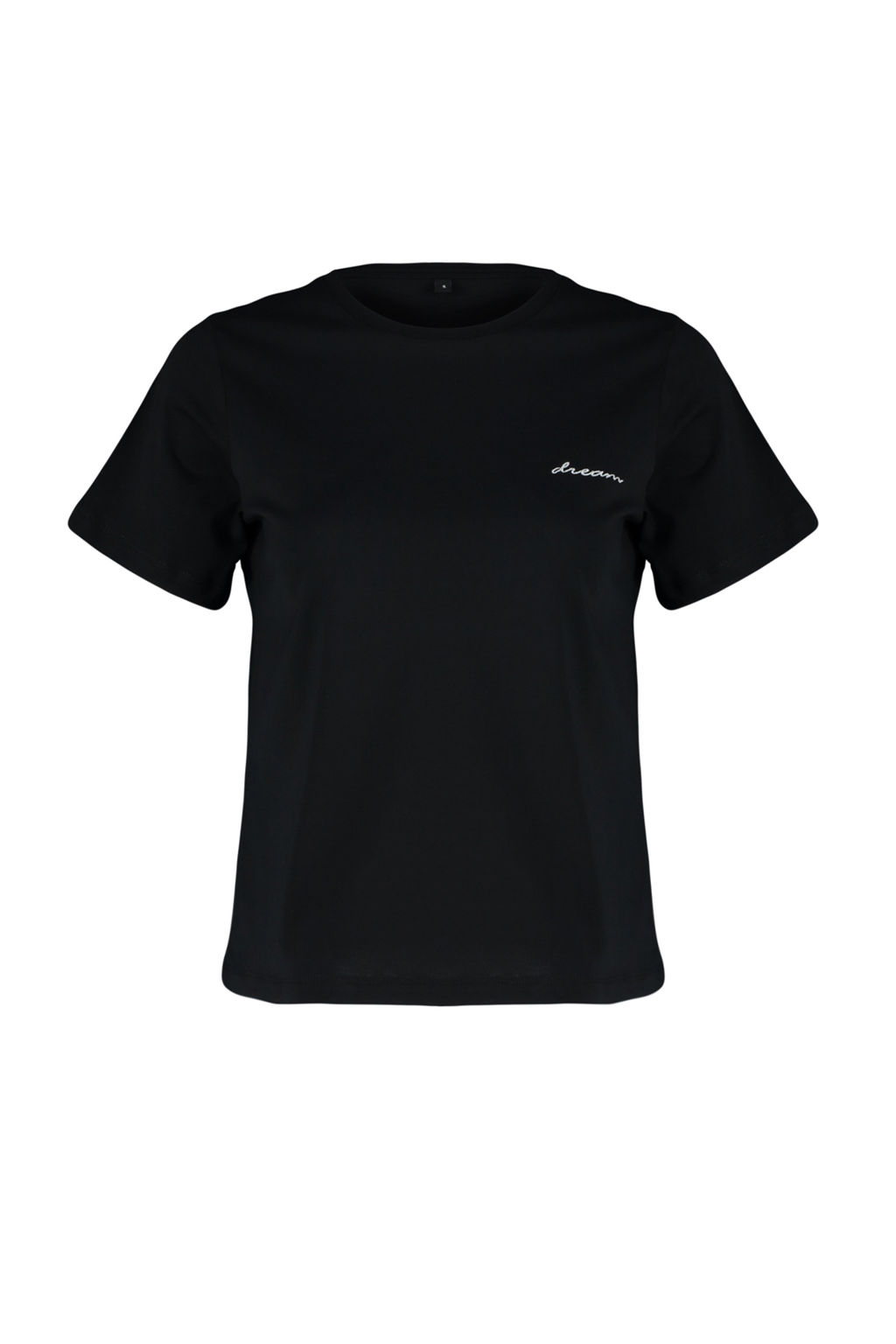 TRENDYOLMILLA Siyah 100 Pamuk Slogan Nak?sl? Regular Kal?p Orme T-Shirt TWOSS24TS00097  фото 11