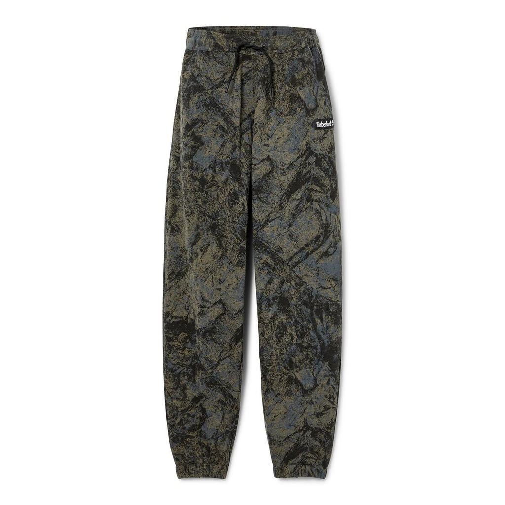 Брюки Timberland Sweatpant Mountain Authentic fit AOP серые  фото 6
