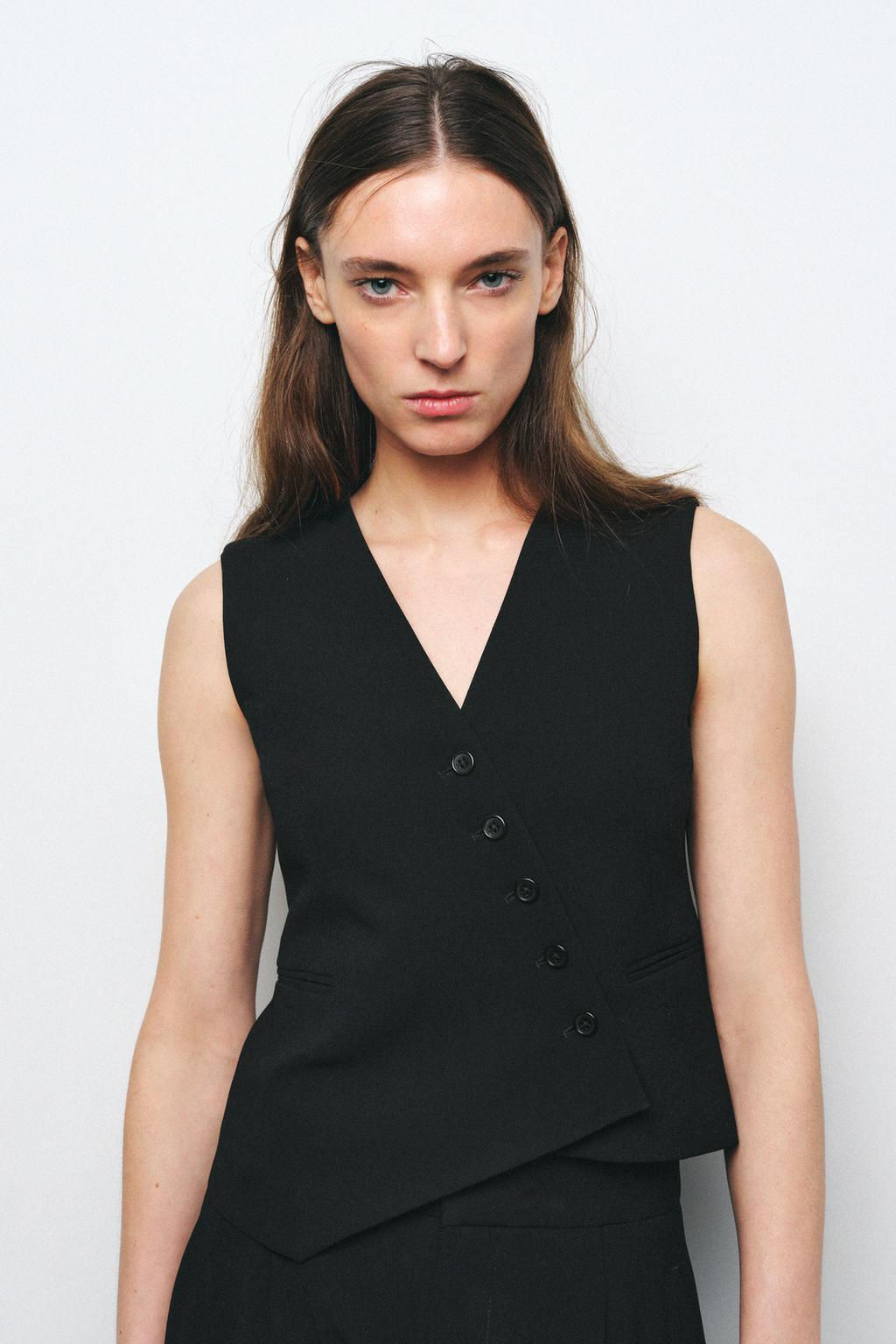 ZW COLLECTION ASYMMETRIC WAISTCOAT - Zara фото 7