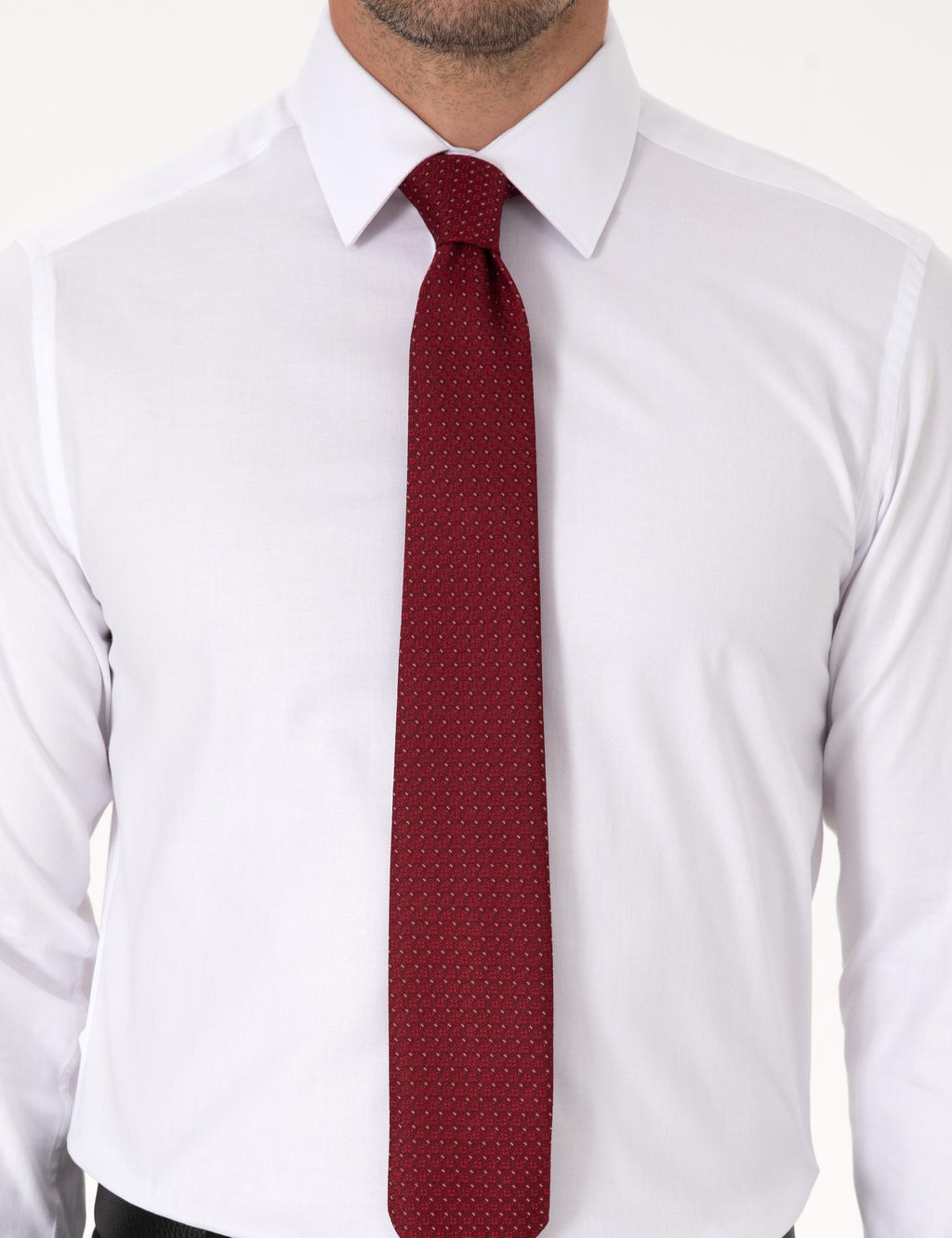 Beyaz Slim Fit %100 Pamuk Klasik Yaka Oxford G_mlek - Cacharel фото 6