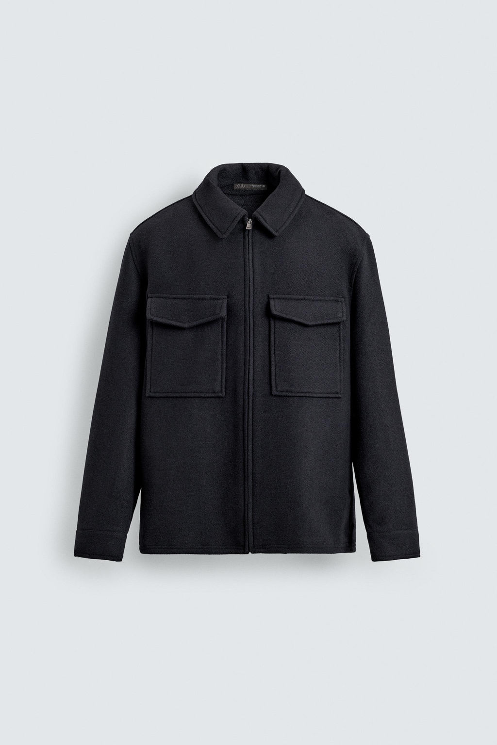 REGULAR FIT WOOL OVERSHIRT