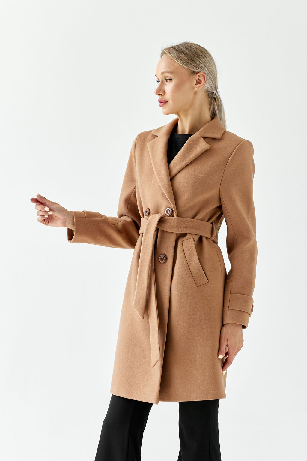 Пальто женское демисезонное 25570 (клетка britny) - Kankan фото 36