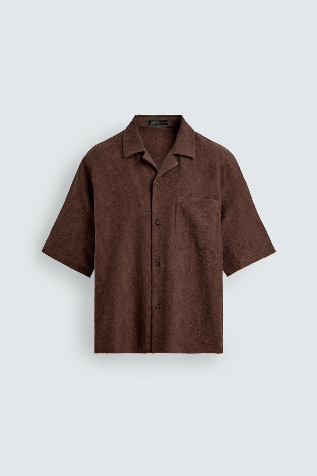 RELAXED FIT JACQUARD SHIRT - Zara фото 15