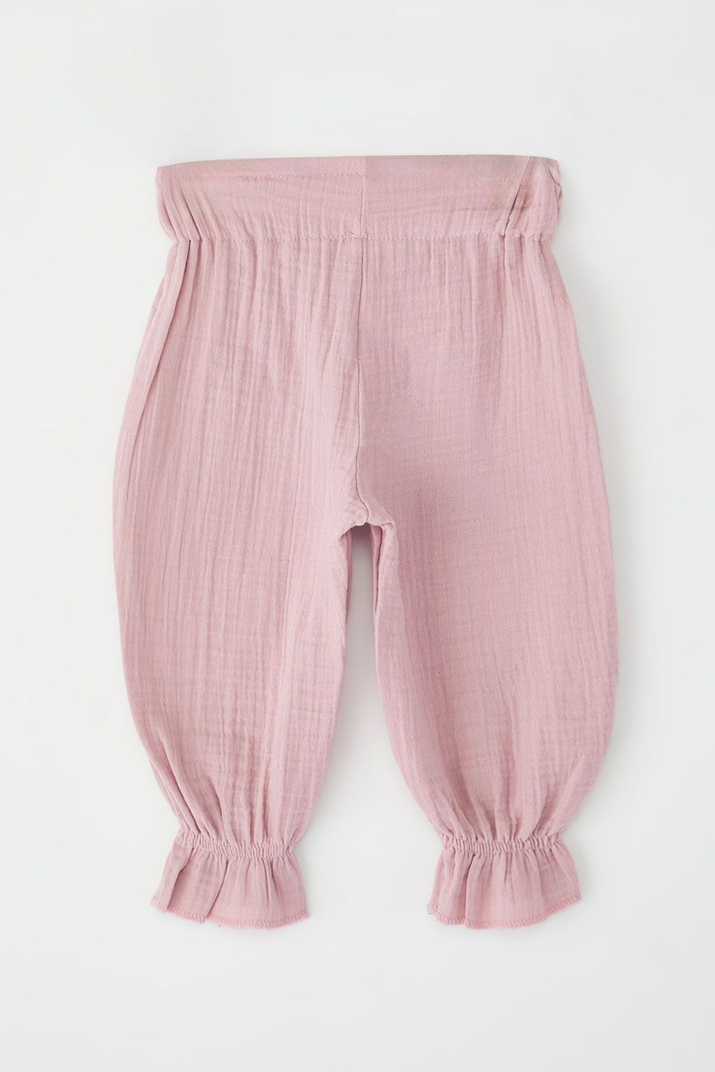 Pembe K?z Bebek %100 Pamuk Basic Lastikli Muslin Dokuma Pantolon TKDSS25PL00013 - Trendyolmilla фото 3