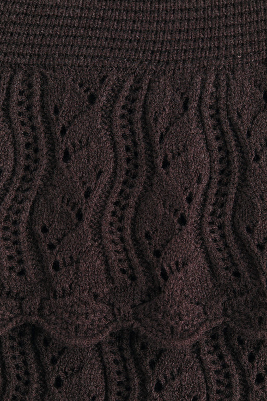 Falda escalonada efecto crochet - H&m фото 4