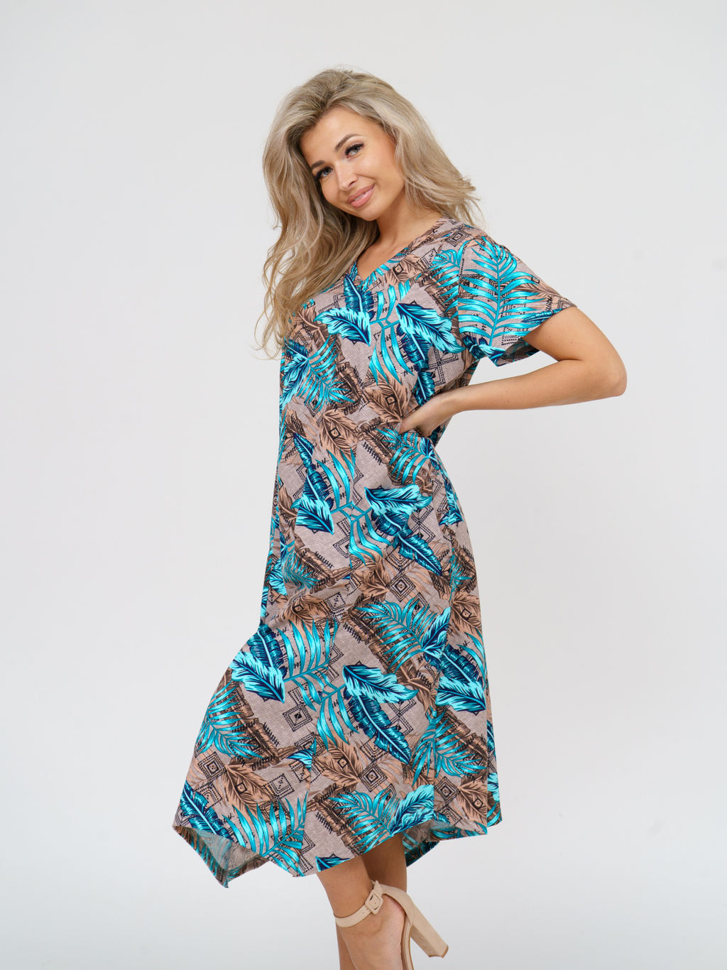 908 Платье "Бежевый"