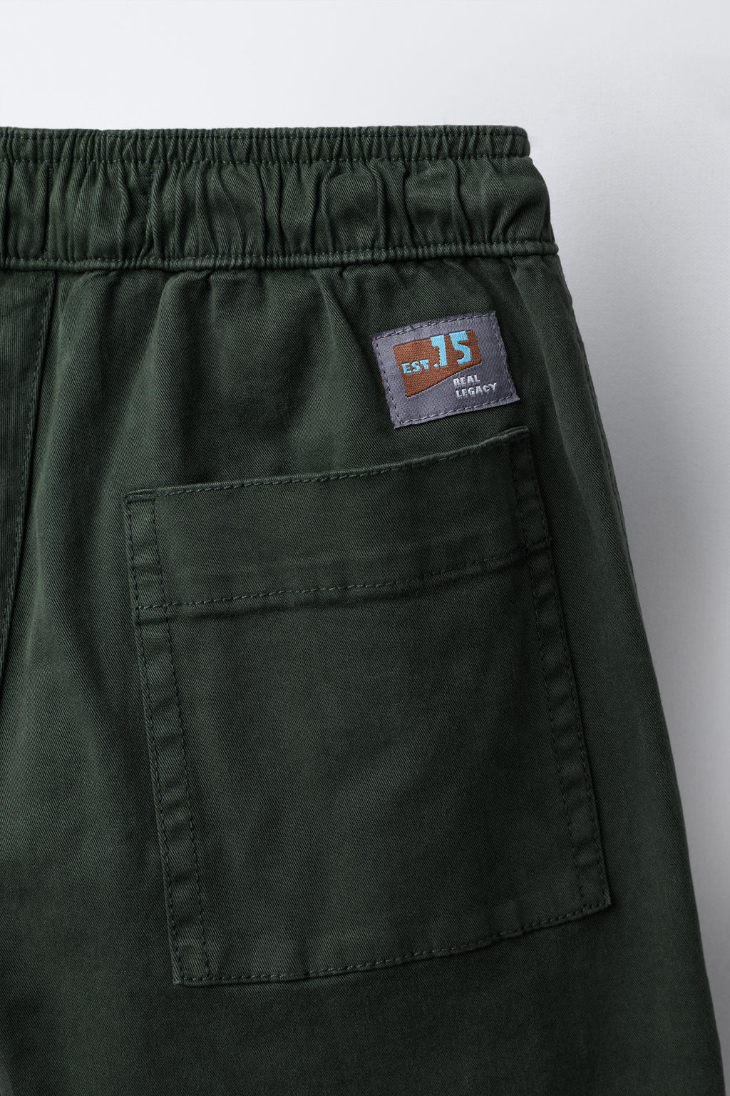 STRAIGHT FIT TROUSERS WITH LABEL - Zara фото 4