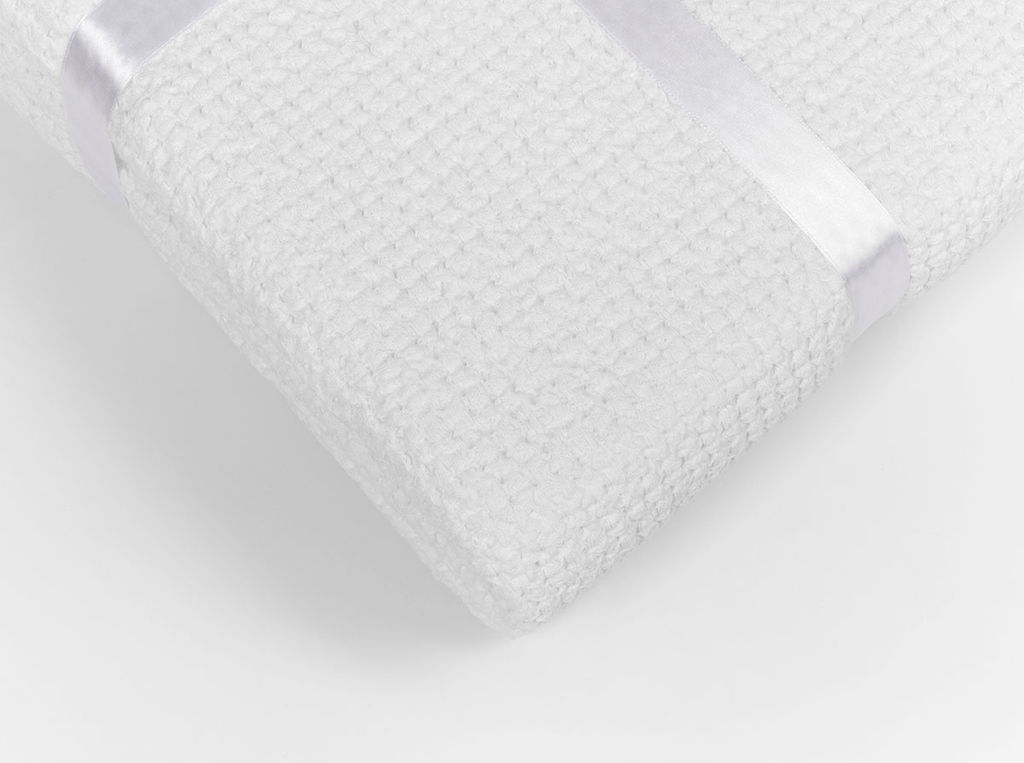 4652 Плед 220*155 цв.белый