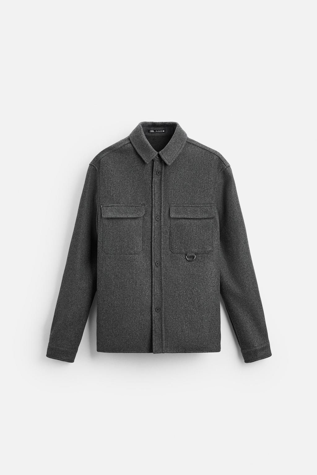 OVERSHIRT WITH POCKETS - Zara фото 5