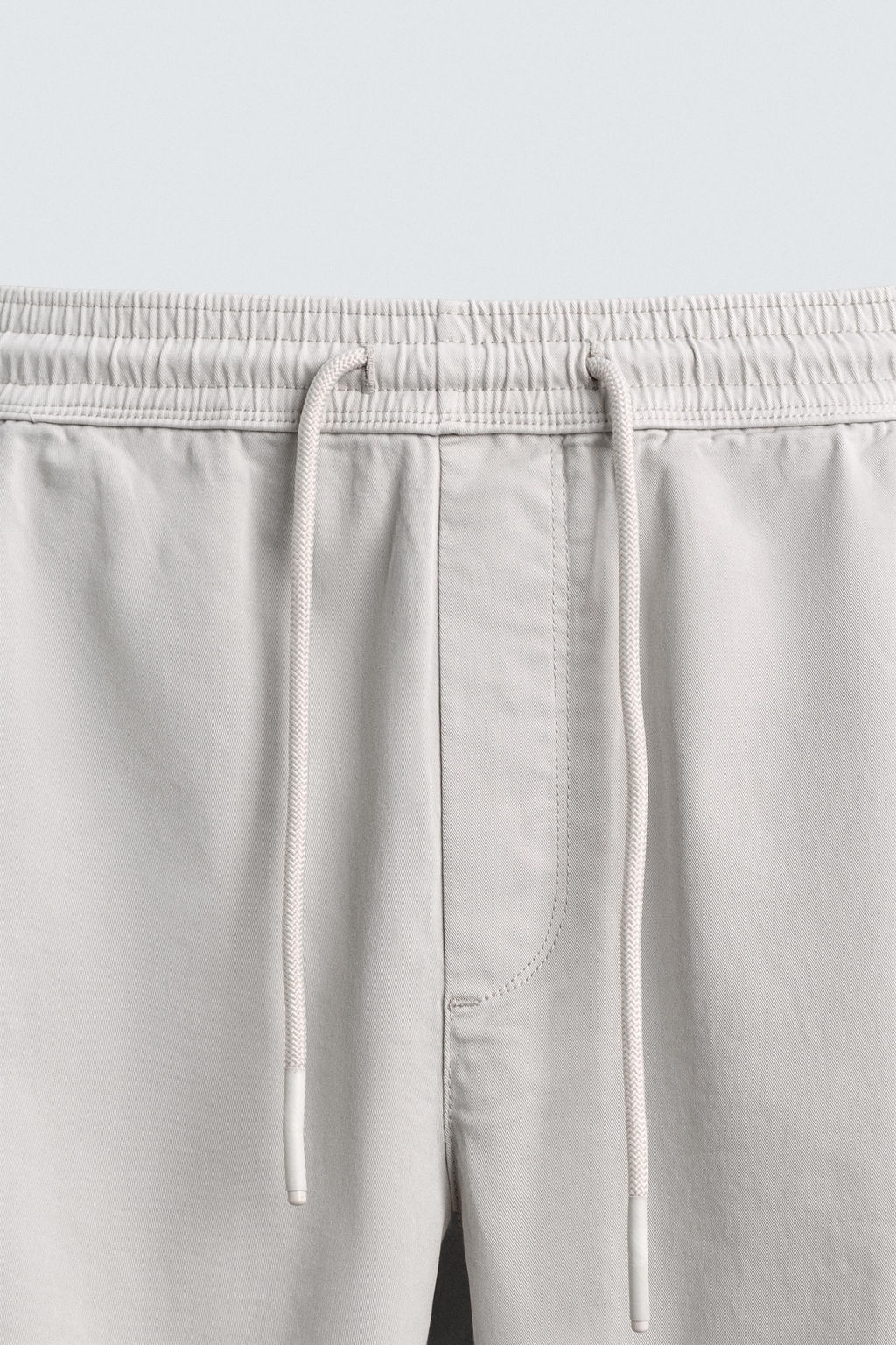 PANTAL?N CINTURA JOGGER SLIM FIT / Gris claro - Zara фото 9