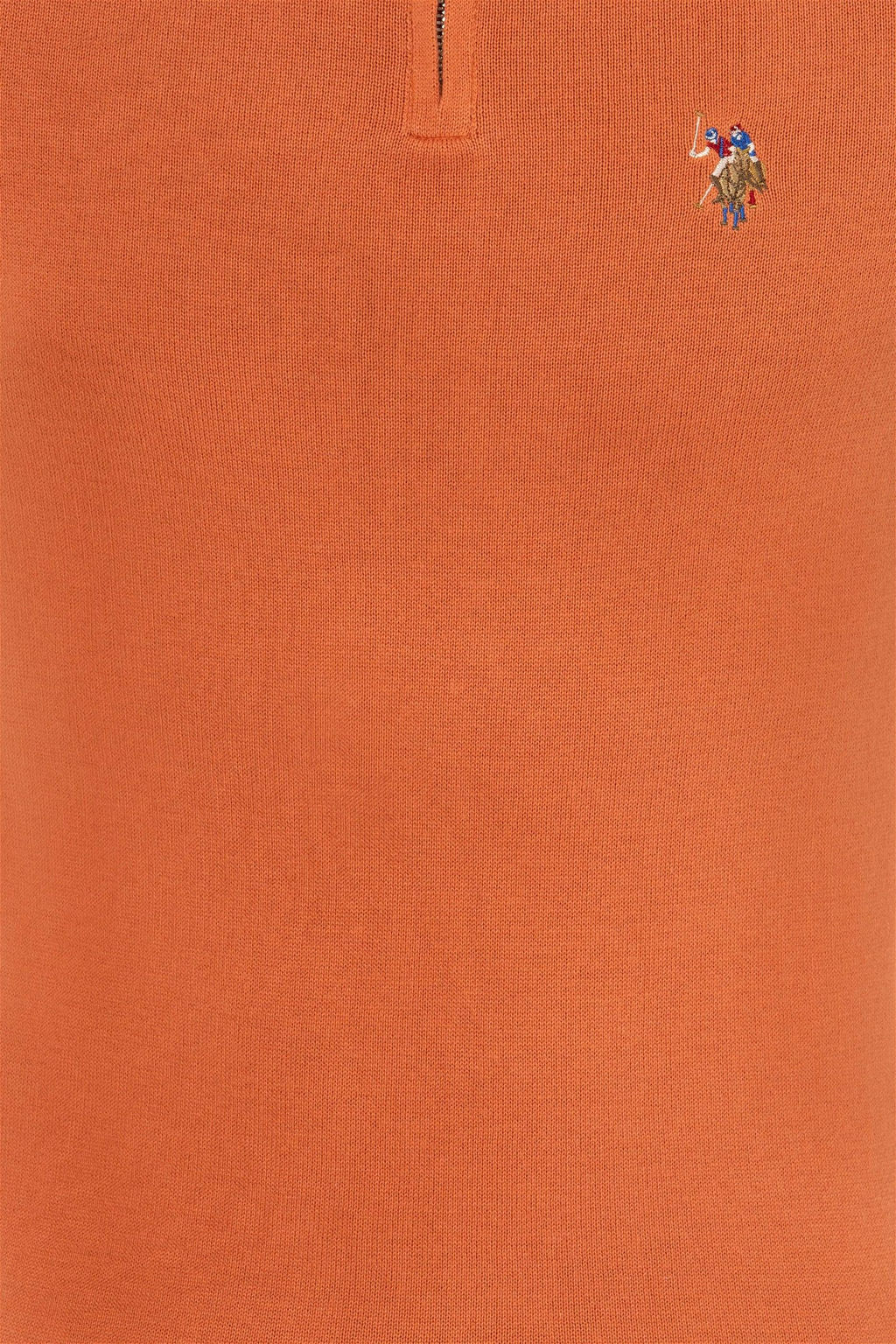 Мужской трикотажный свитер с воротником-стойкой и плиткой Неожиданная скидка в корзине - U.s. polo assn фото 6