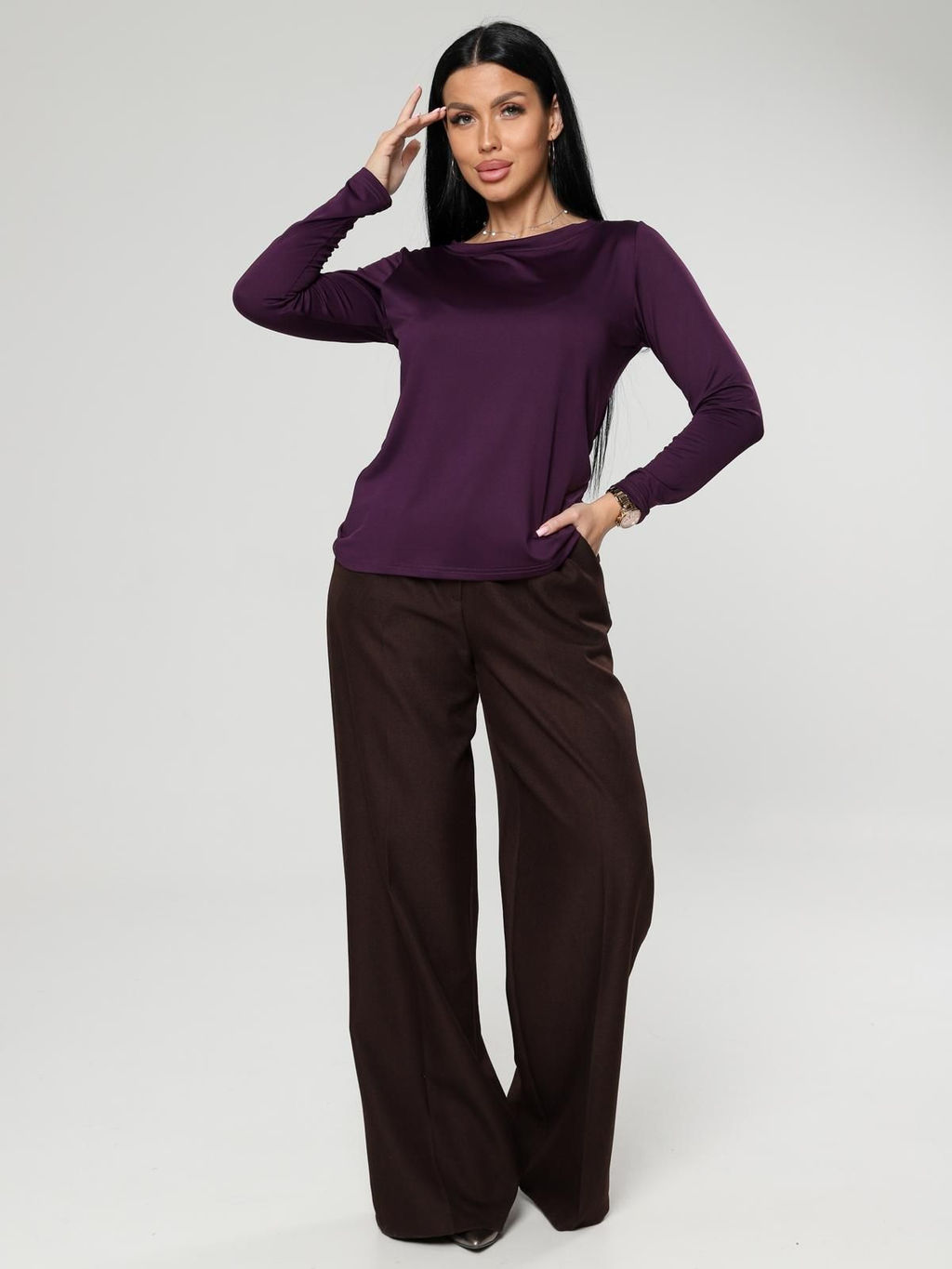 IV-CAPRIZ Энкар - лонгслив из ткани масло  фото 30