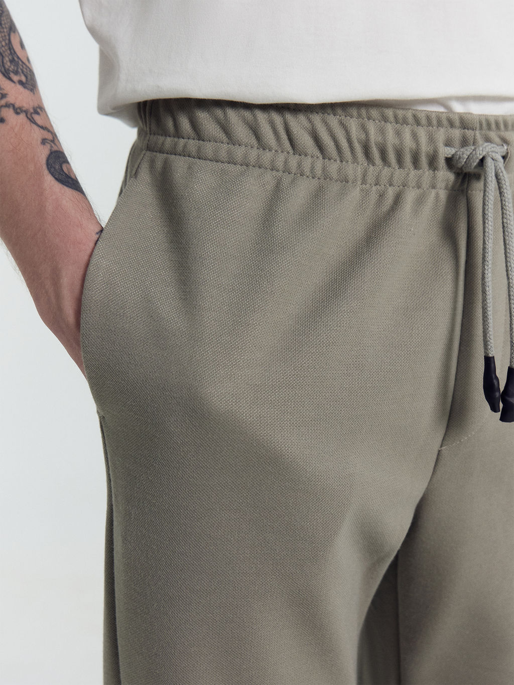 Брюки мужские серо-бежевые серо -бежевый 181258 - Mark formelle фото 6