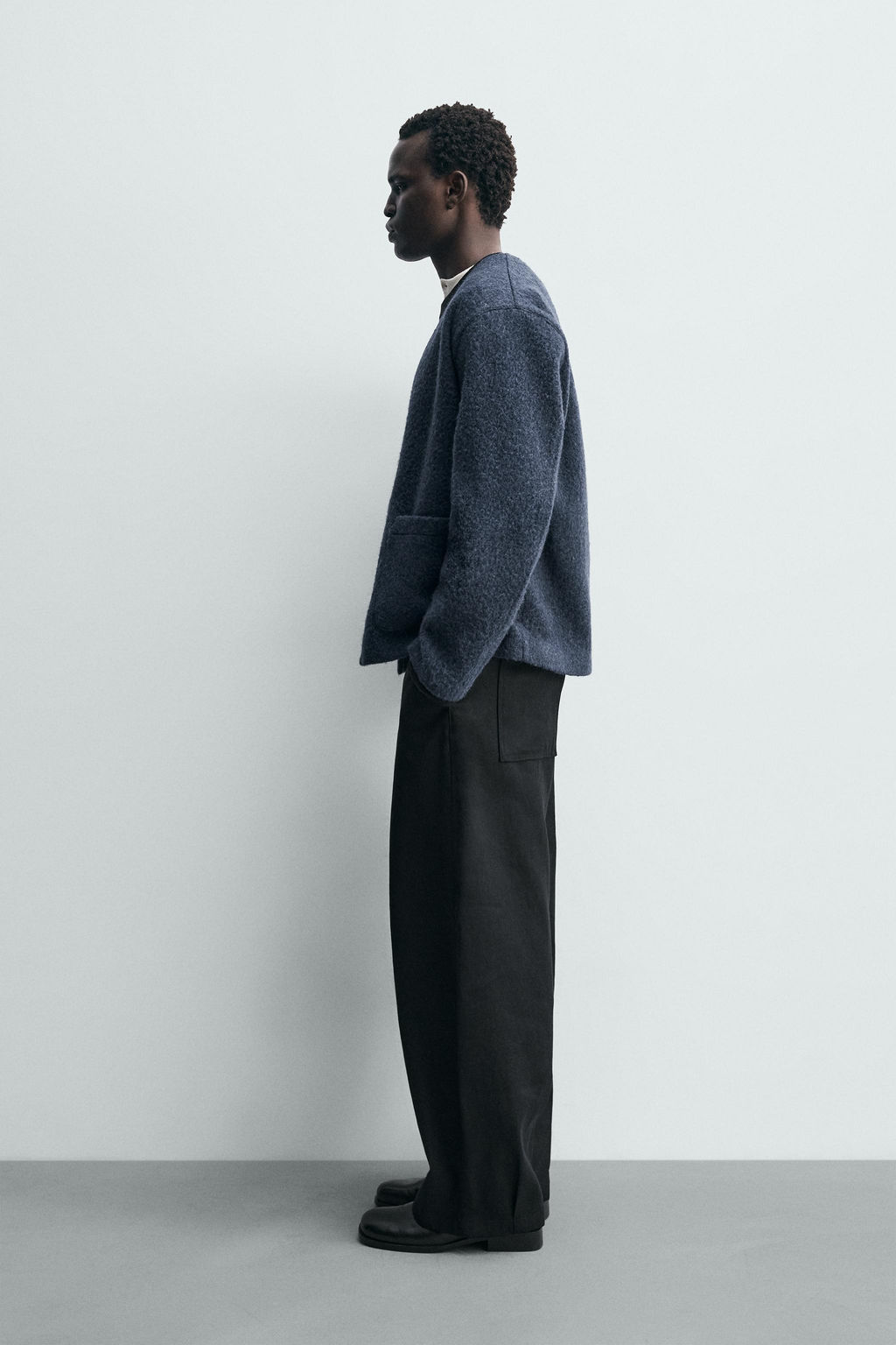 TEXTURED WOOL CARDIGAN - Zara фото 11