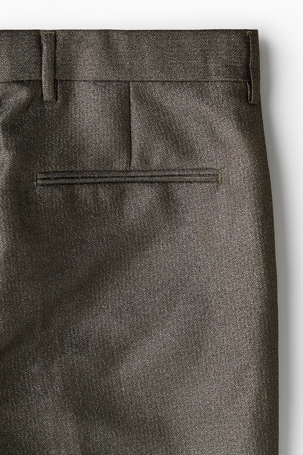 Pantalon de traje brillante Slim Fit - H&m фото 6