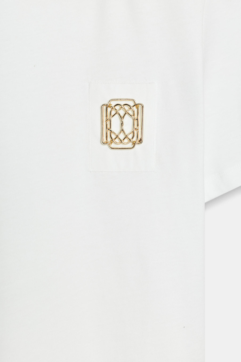 CAMISETA FORNITURA MET?LICA / Blanco