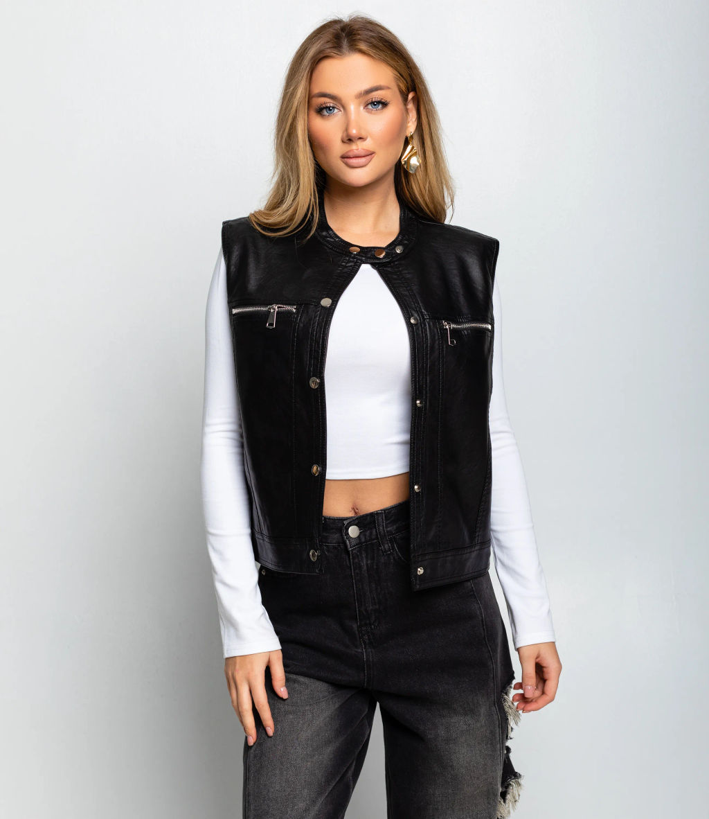 Жилет #КТ628979, чёрный