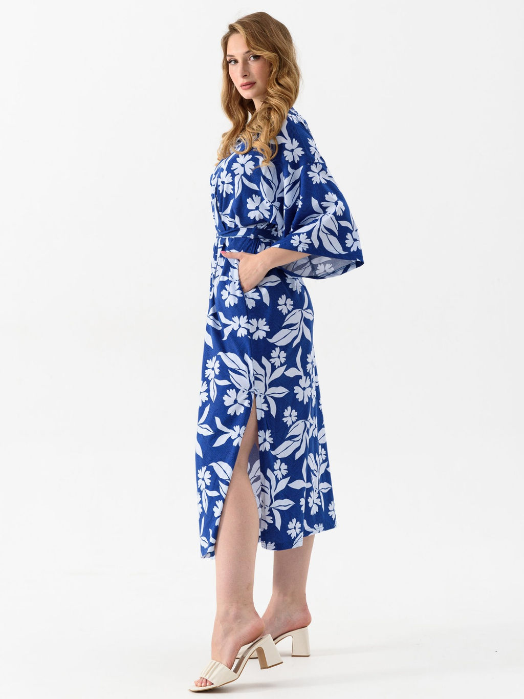 Женский халат синий 2239 (16)