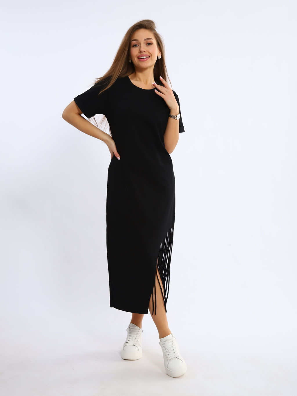 Платье женское 4-108г (черный)