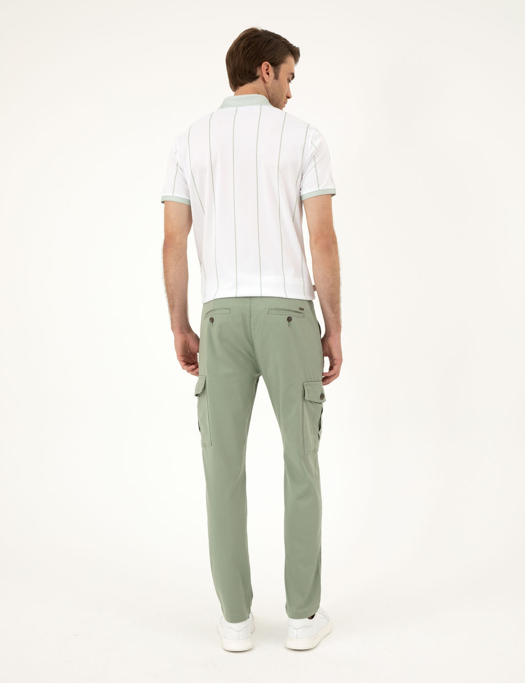 Ye_il Regular Fit Kargo Pantolon
