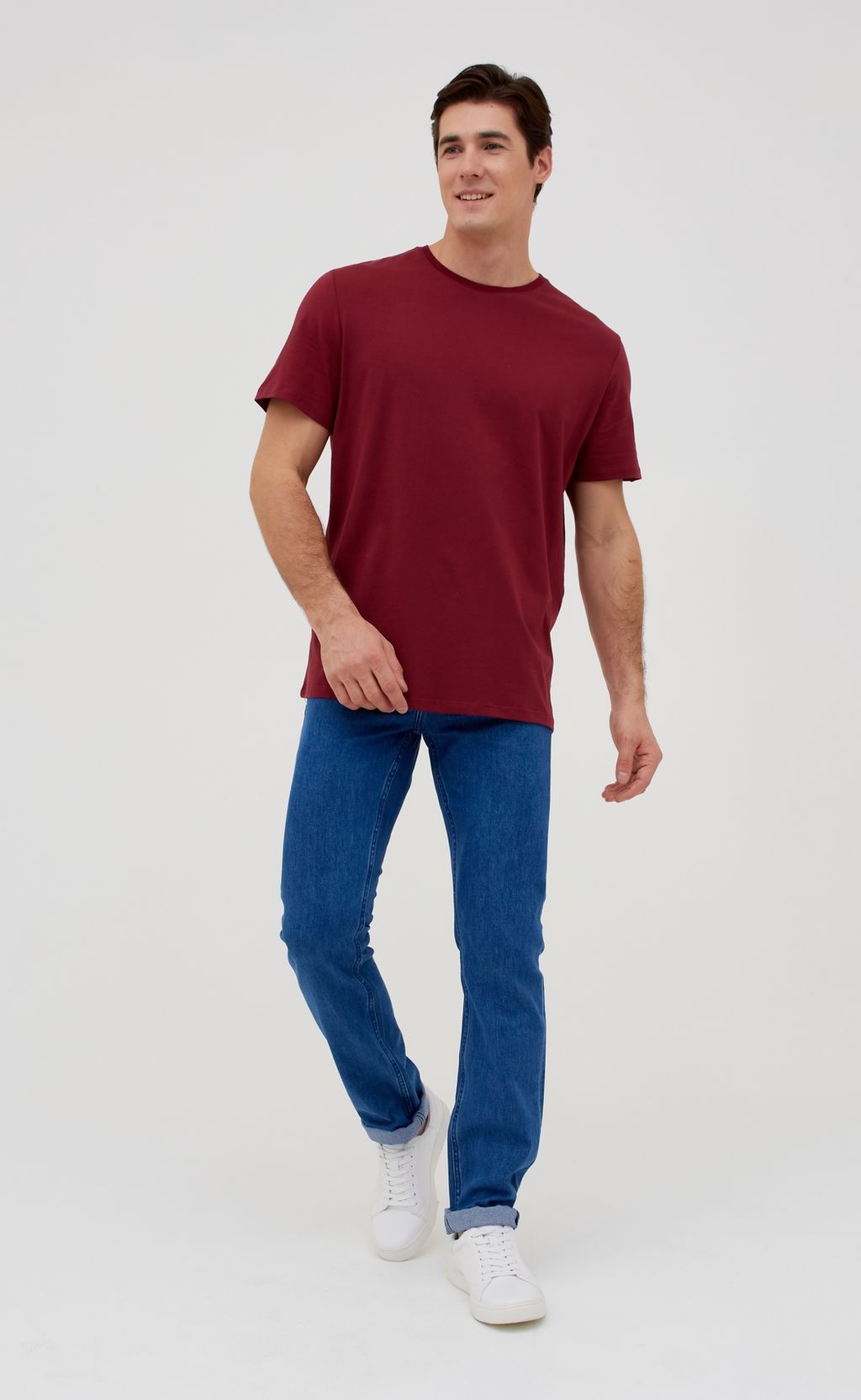 Футболка F911-6000b bordo - Fine joyce фото 3