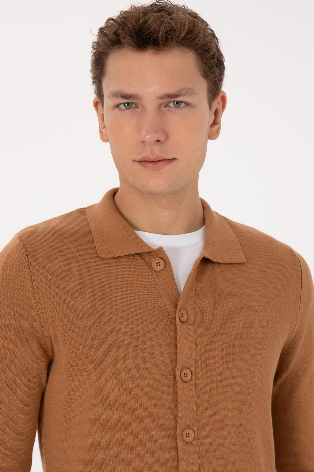 Erkek Camel Basic Triko H_rka - U.s. polo assn фото 2