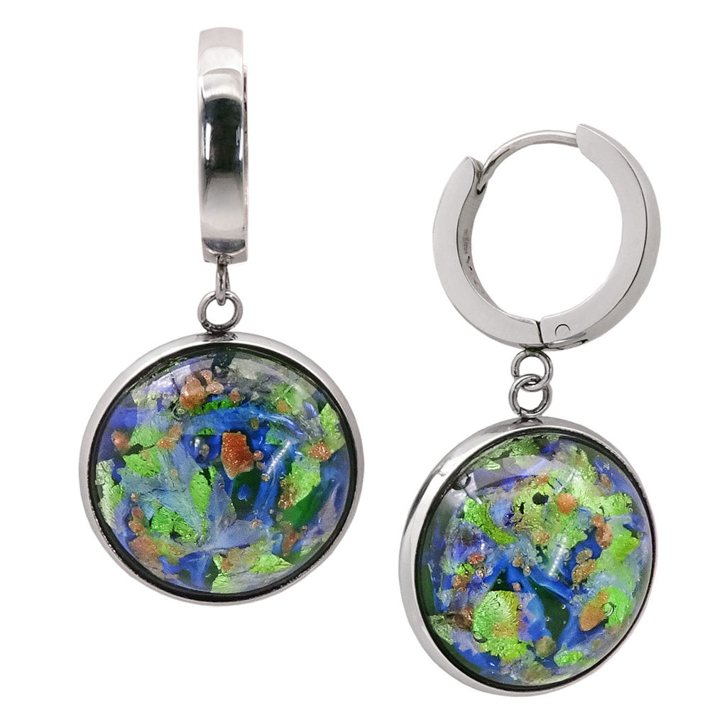 Серьги из муранского стекла