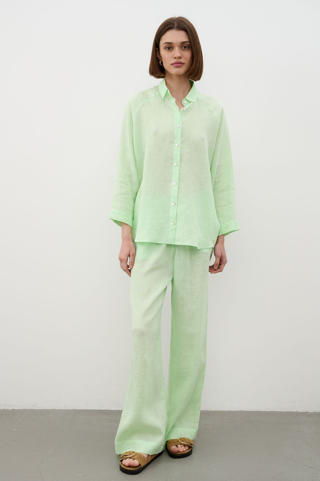 Рубашка S25 1_Lime green/Лайм