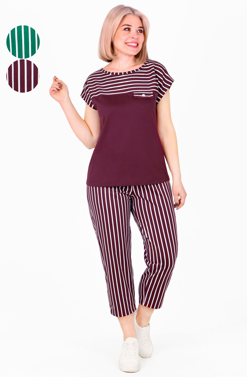 Костюм Лоза К-393 (48-62) кулирка - Лотос фото 2