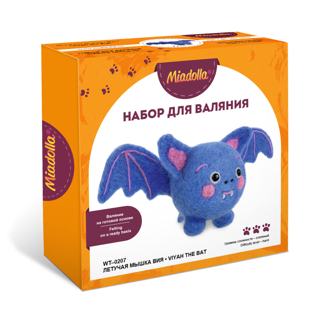 Miadolla WT-0207 Летучая мышка Вия набор для валяния