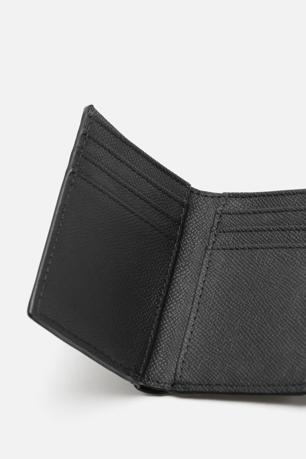 TEXTURED VERTICAL WALLET - Zara фото 3