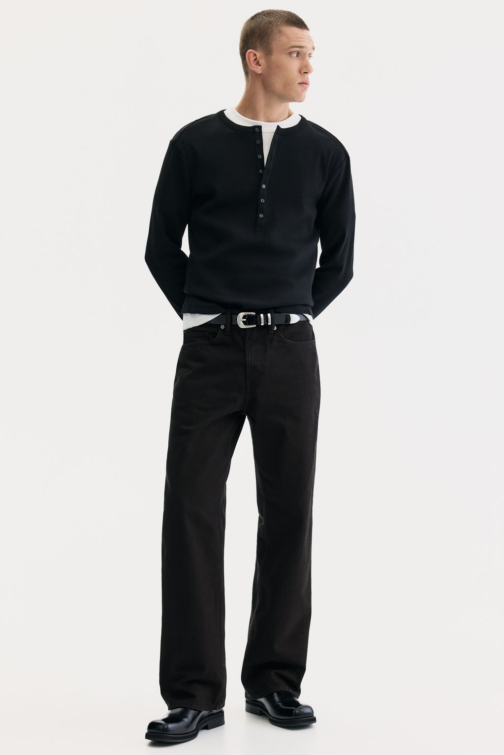 Straight Relaxed Jeans - H&m фото 4