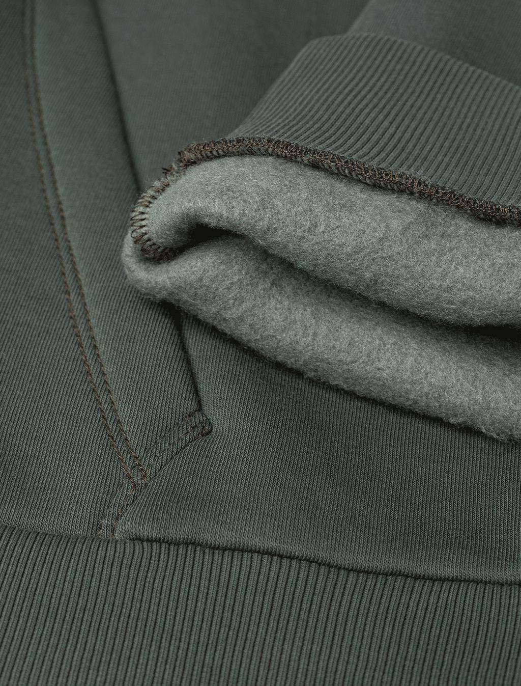 Худи на молнии из премиального футера трехнитки с начесом - Vilatte фото 3