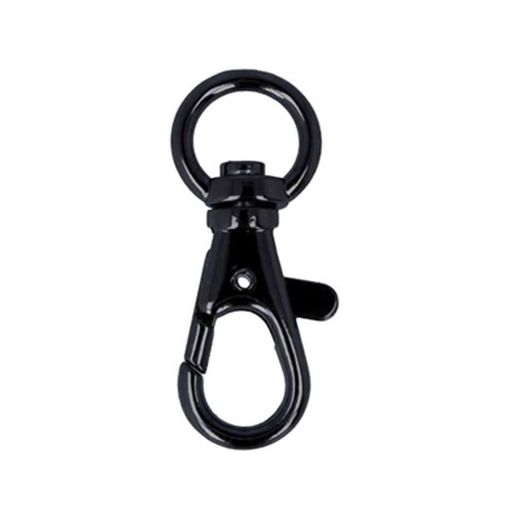 Фурнитура сумочная металл Gamma GH 102/12/10 Карабин 12 мм 10 шт. №06 под черный никель