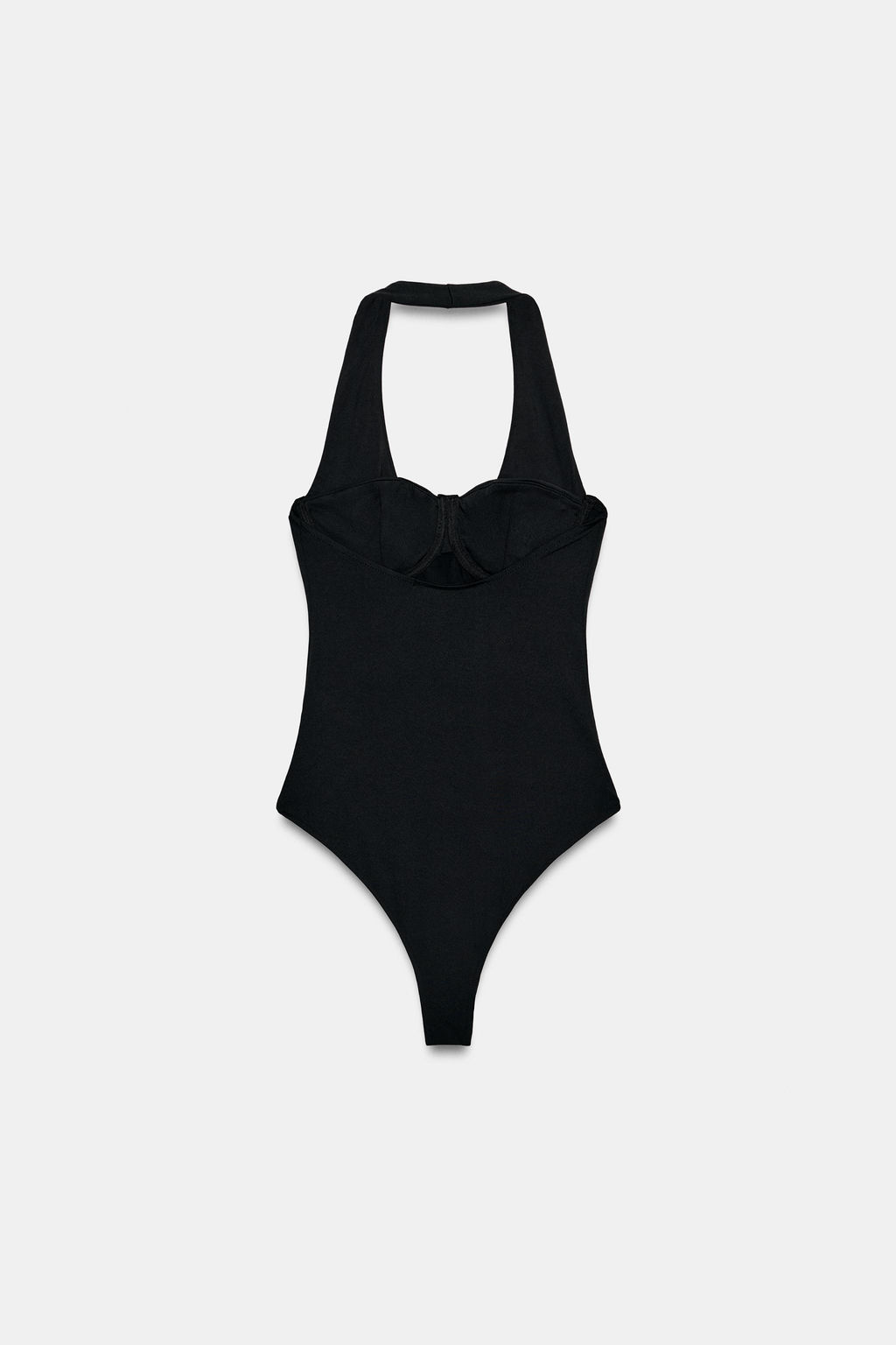 BODY HALTER AROS COMBINADO / Negro - Zara фото 6