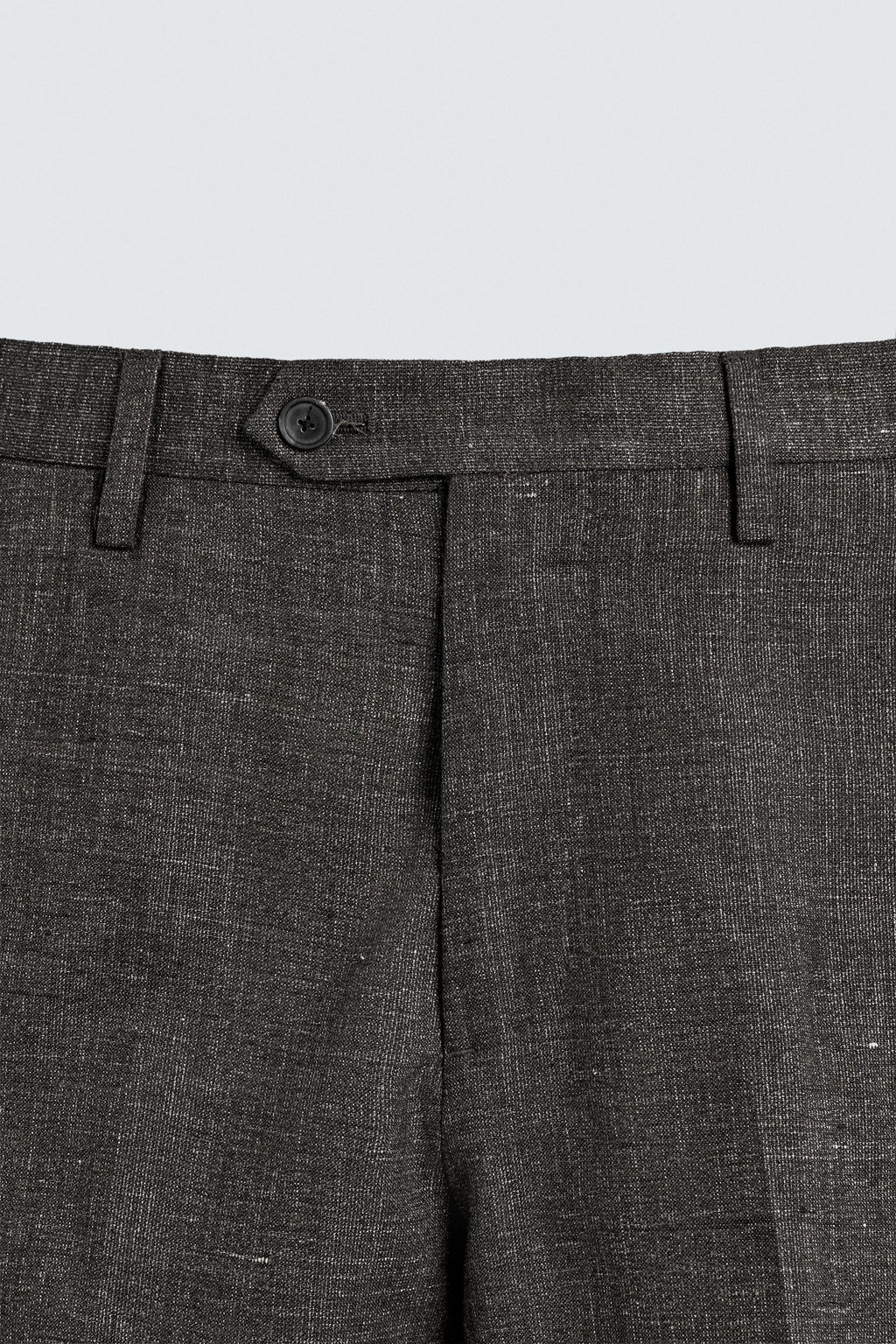 PANTAL?N REGULAR FIT TRAJE ESTRUCTURA / Marr?n oscuro