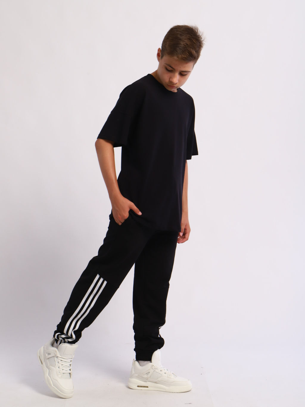 Ладошки / Брюки Бег черный  фото 15