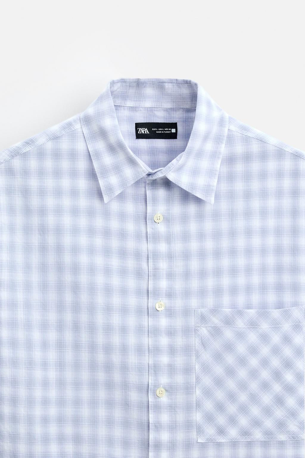 CHECK SHIRT - Zara фото 8