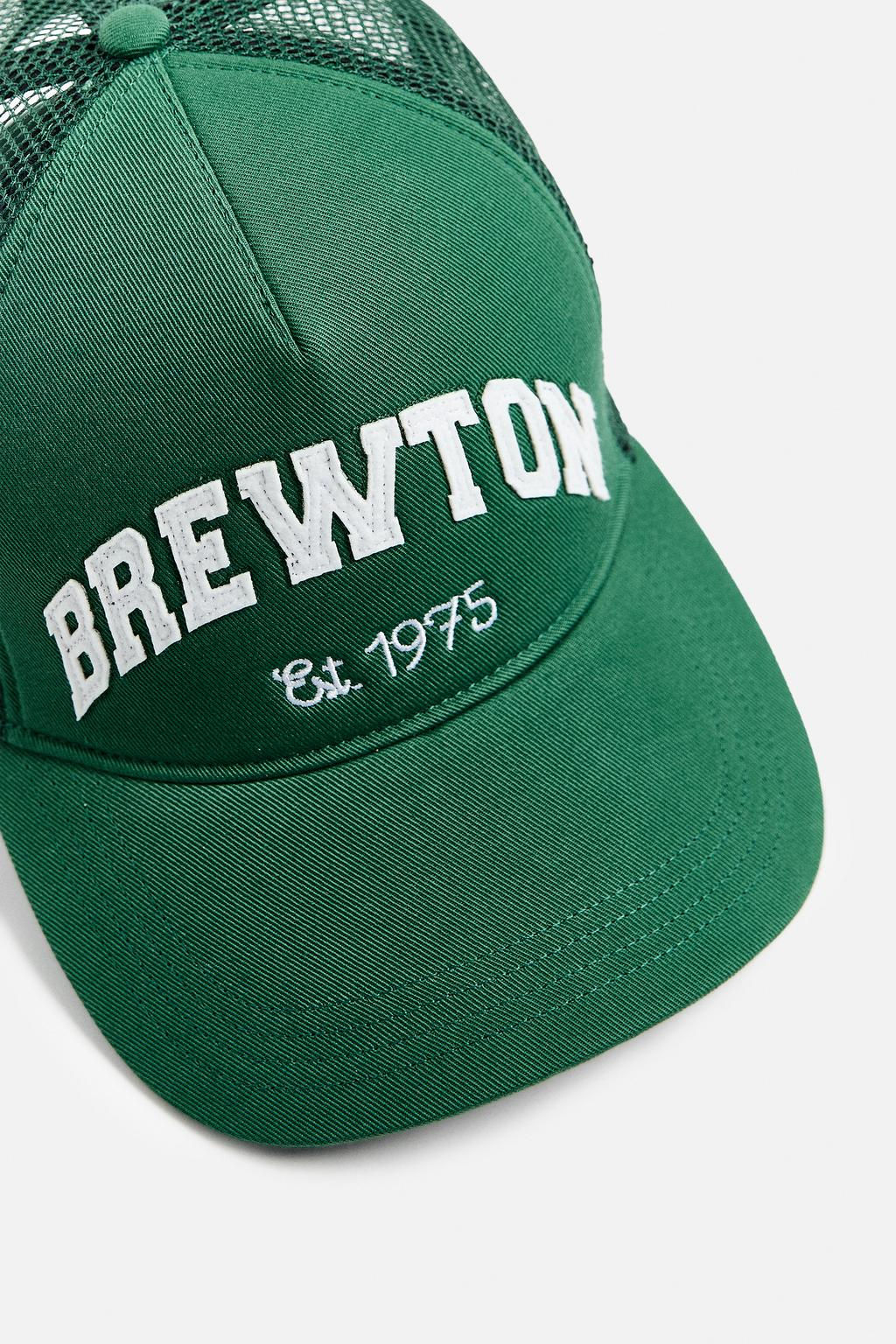 CAP WITH RAISED SLOGAN - Zara фото 7