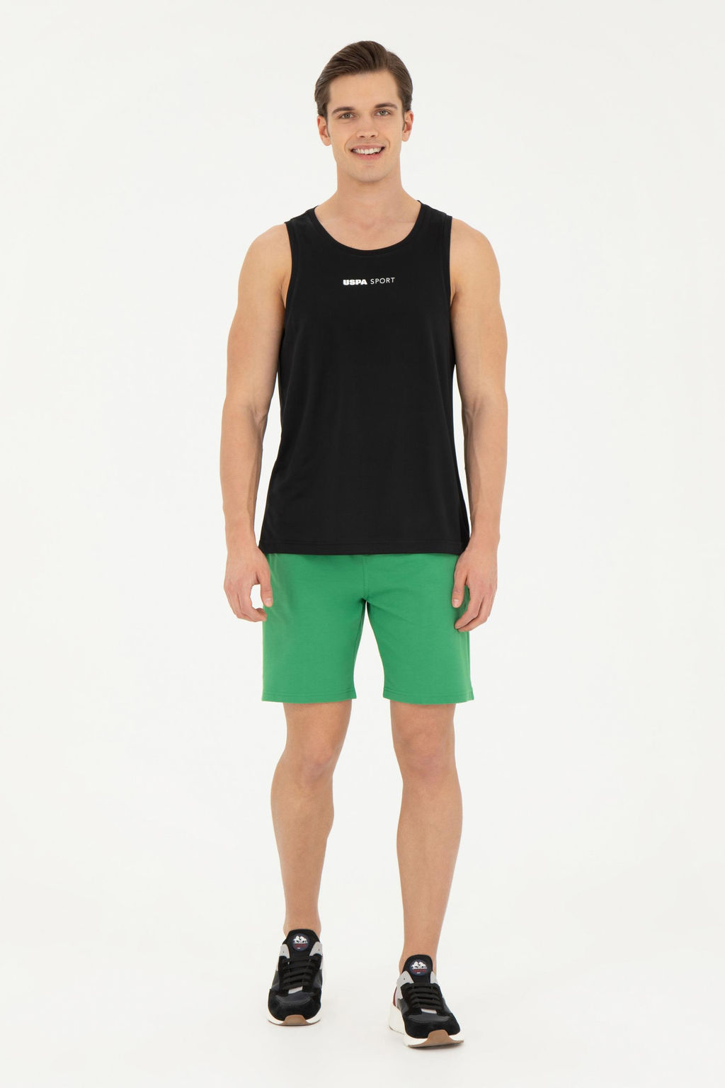 Мужские зеленые трикотажные шорты - U.s. polo assn фото 8