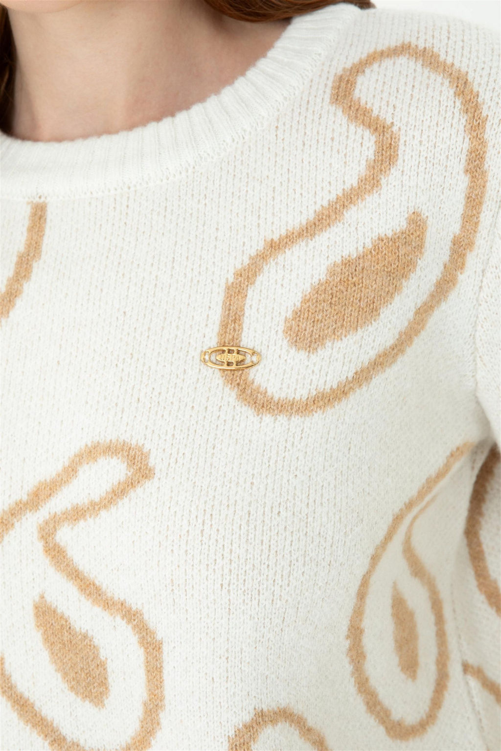 U. S. Polo Assn Женский кремовый свитер - U.s. polo assn фото 14