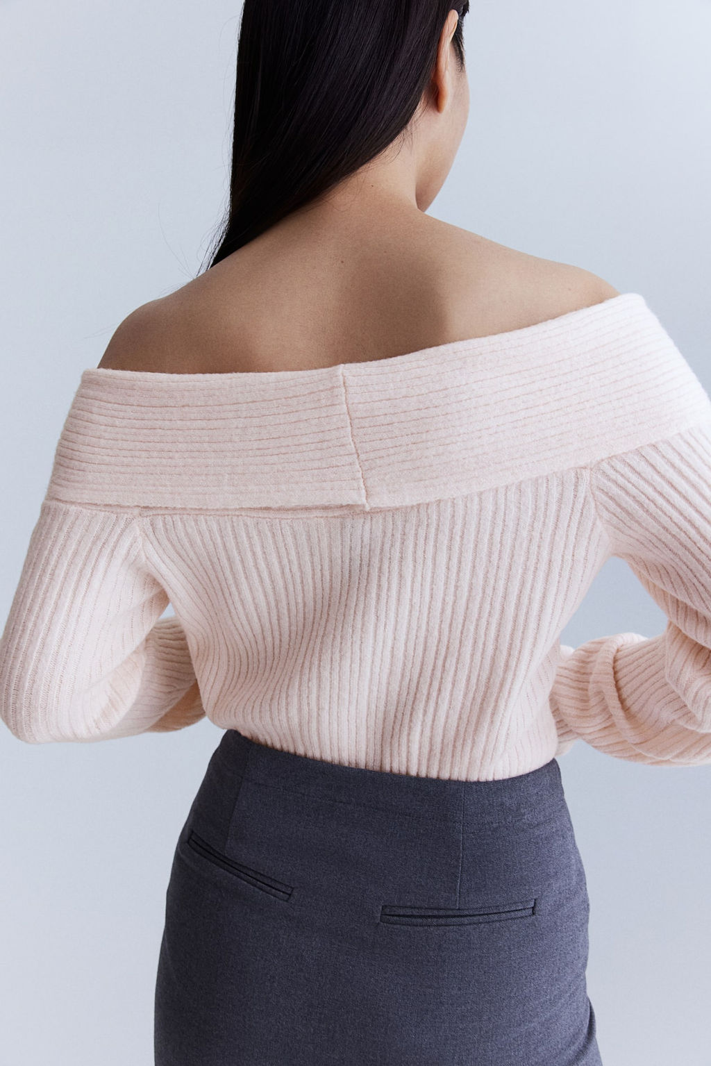 Jersey off-the-shoulder - H&m фото 3