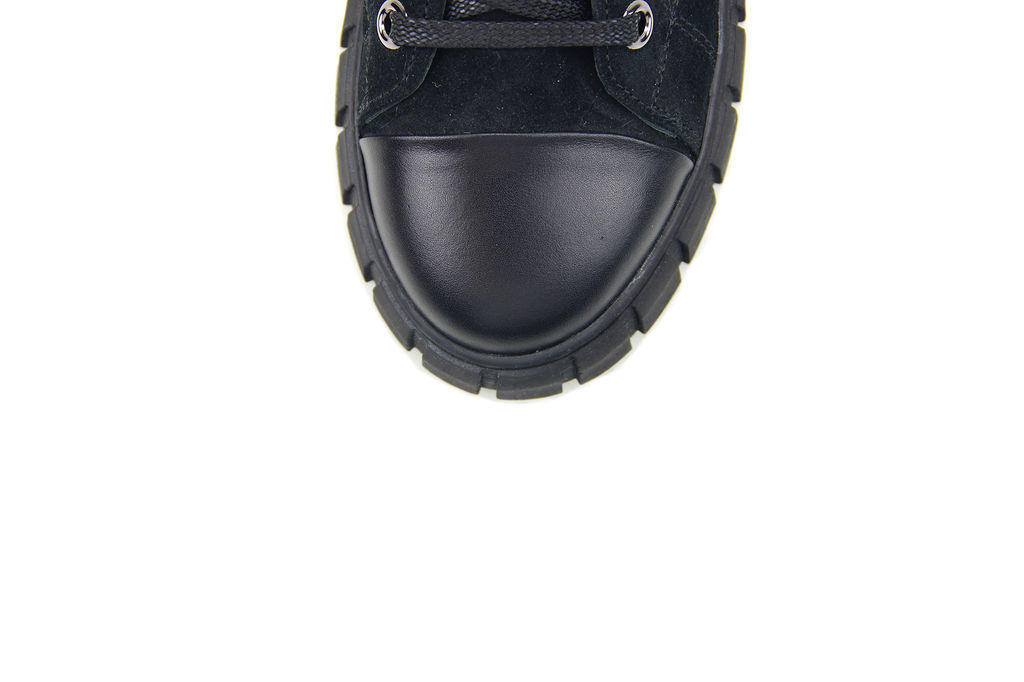 Ботинки 215.1918bl.Black w/Шерсть