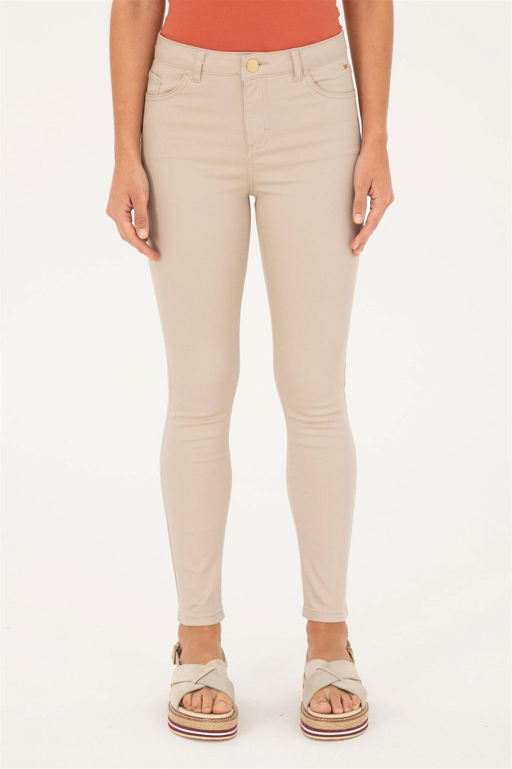 Женские брюки из парусины с камнями Неожиданная скидка в корзине - U.s. polo assn фото 2