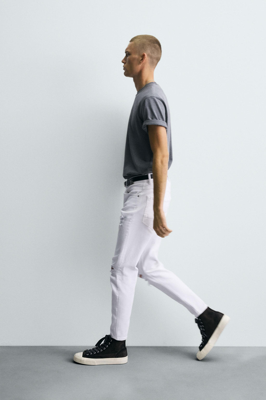 RIPPED SKINNY FIT JEANS - Zara фото 6