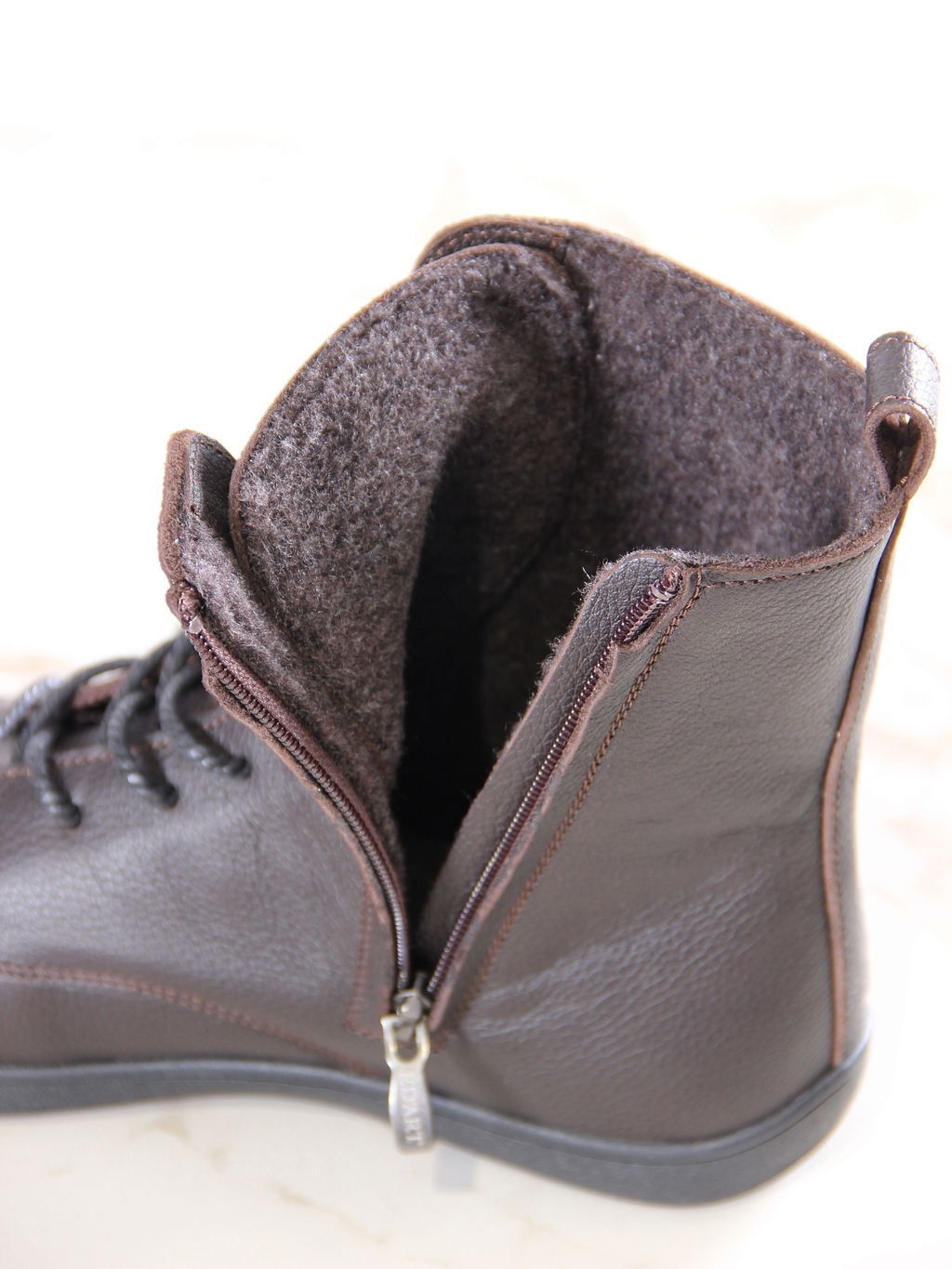 Босоногие ботинки 351.NATAbl.Темно-коричневый оттима/шерсть