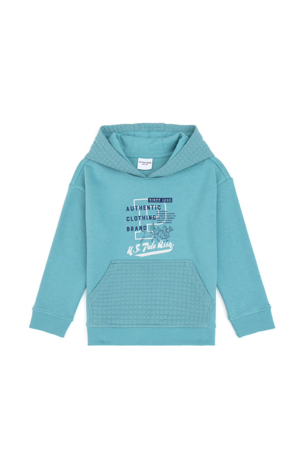 Erkek _ocuk Mint Kap__onlu _ardonlu Sweatshirt - U.s. polo assn фото 2